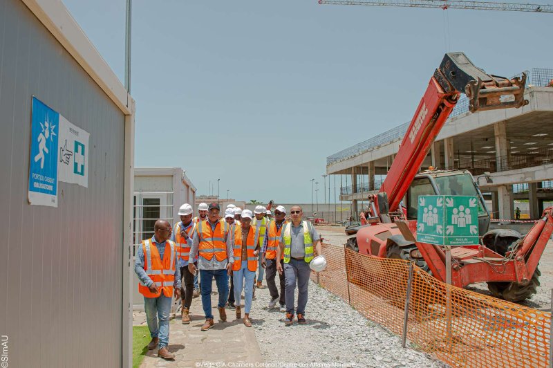 Visite du Comité d'Administration au Centre des Affaires Maritimes à Cotonou